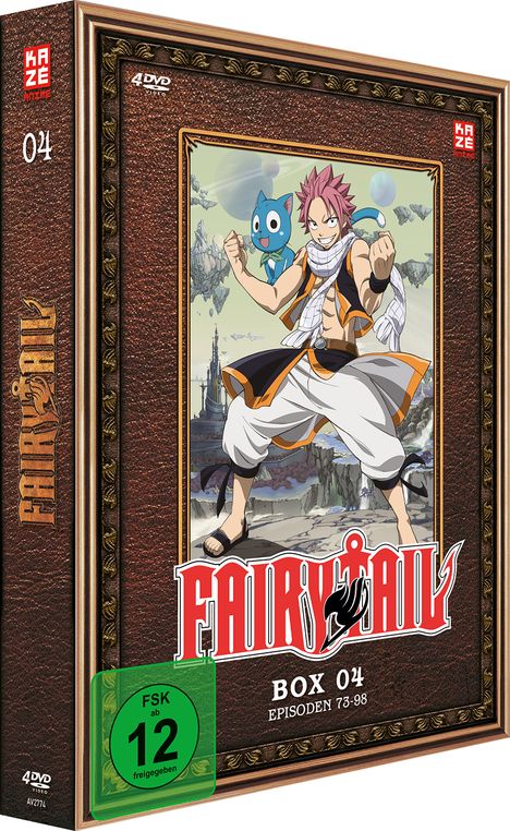 Fairy Tail Box 4, 4 DVDs