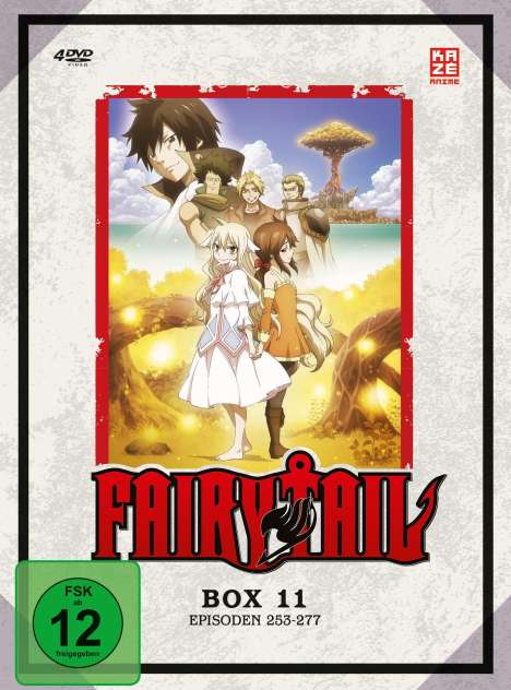 Fairy Tail Box 11, 4 DVDs