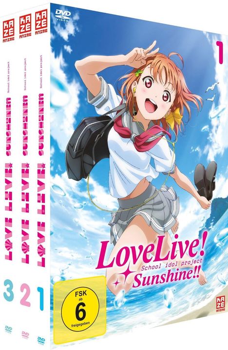 Love Live! Sunshine!! (Gesamtausgabe), 3 DVDs