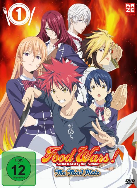 Food Wars! The Third Plate Vol. 1, DVD