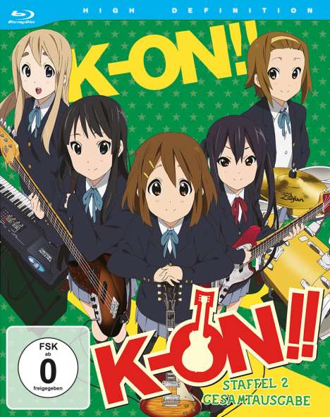 K-ON! Staffel 2 (Gesamtausgabe) (Blu-ray), 3 Blu-ray Discs