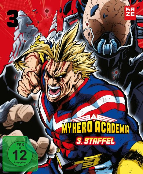 My Hero Academia Staffel 3 Vol. 3, DVD