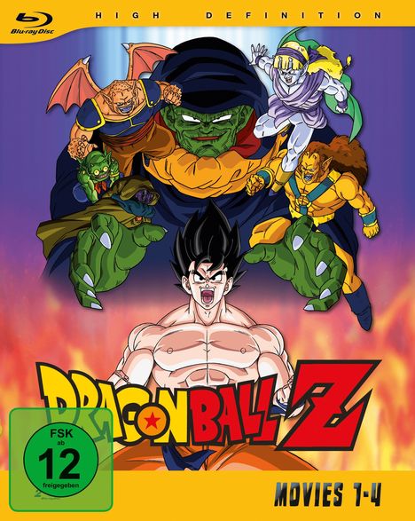 Dragonball Z Movies 1-4 (Blu-ray), 2 Blu-ray Discs