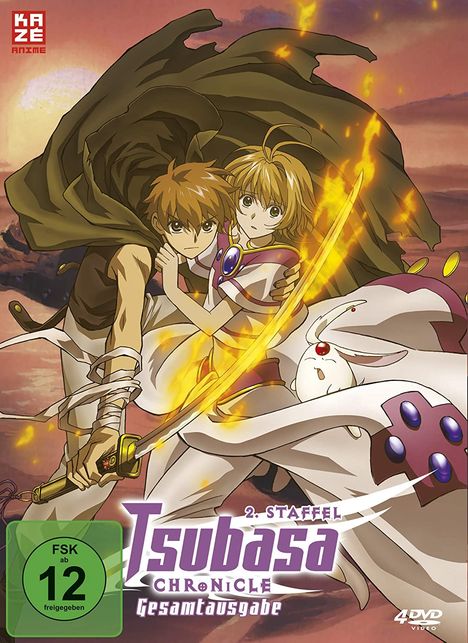 Tsubasa Chronicle Staffel 2 (Gesamtausgabe), 4 DVDs