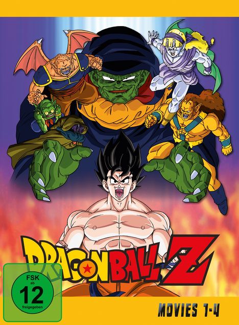 Dragonball Z Movies 1-4, 2 DVDs