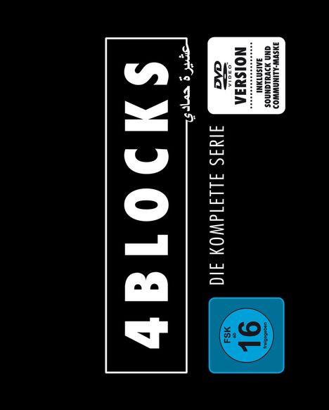4 Blocks (Komplette Serie) (Limited Collector's Edition inkl. Soundtrack CD), 6 DVDs und 1 CD