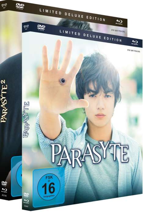 Parasyte Movie 1 &amp; 2 (Limited Deluxe Edition) (Blu-ray &amp; DVD), 2 Blu-ray Discs und 2 DVDs