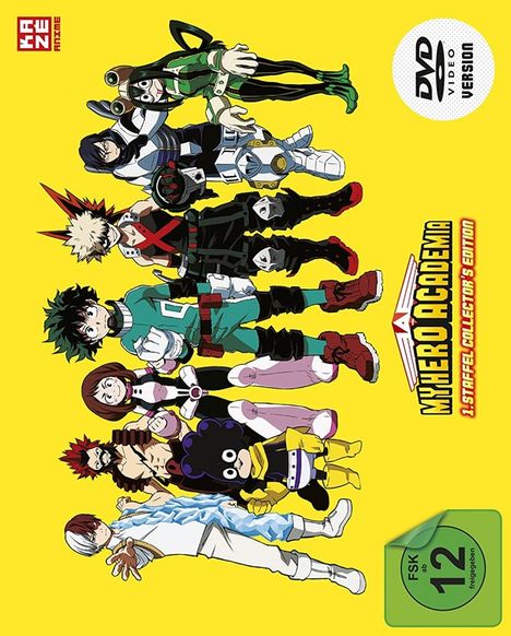 My Hero Academia Staffel 1 (Gesamtausgabe), 3 DVDs