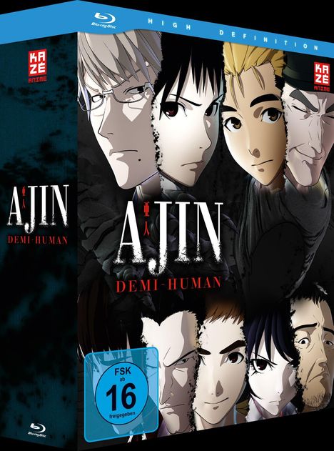 Ajin - Demi-Human (Gesamtausgabe) (Blu-ray), 4 Blu-ray Discs