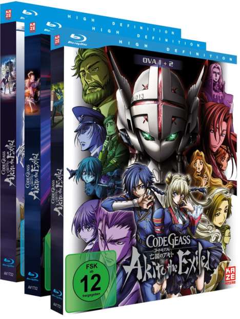 Code Geass - OVA 1-5 (Gesamtausgabe) (Blu-ray), 3 Blu-ray Discs