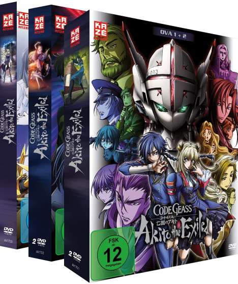 Code Geass - OVA 1-5 (Gesamtausgabe), 3 DVDs
