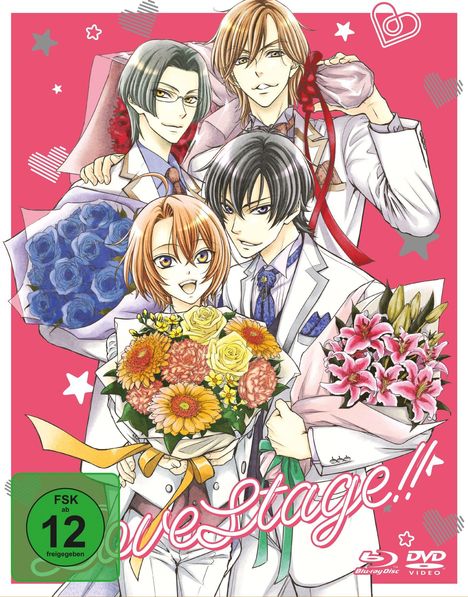 Love Stage!! (Gesamtausgabe inkl. OVA) (Blu-ray &amp; DVD), 2 Blu-ray Discs und 2 DVDs