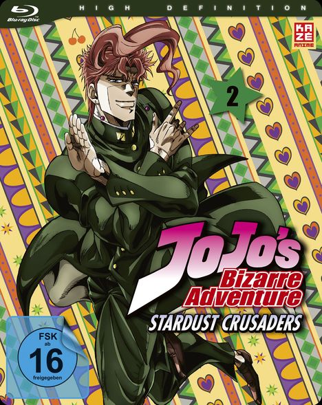 Jojo's Bizarre Adventure Part 3: Stardust Crusaders - Staffel 2 Vol. 2 (Episoden 13-24) (Blu-ray), 2 Blu-ray Discs