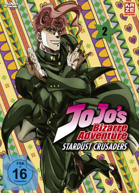 Jojo's Bizarre Adventure Part 3: Stardust Crusaders - Staffel 2 Vol. 2 (Episoden 13-24), 2 DVDs