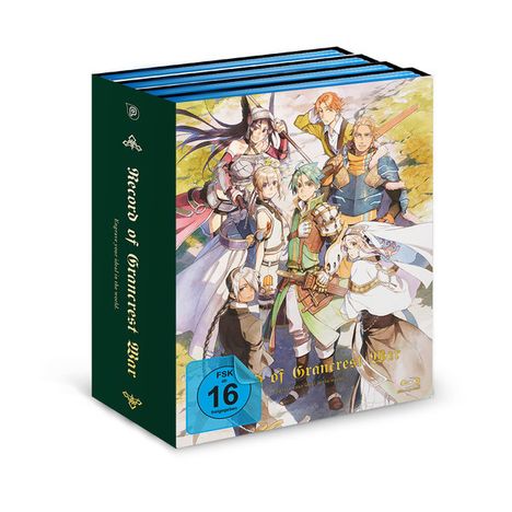 Record of Grancrest War (Gesamtausgabe) (Blu-ray), 4 Blu-ray Discs