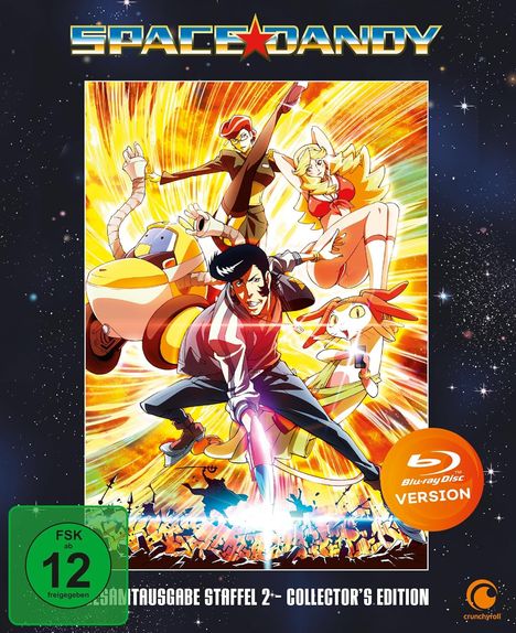 Space Dandy Staffel 2 (Gesamtausgabe) (Limited Collector's Edition) (Blu-ray), 2 Blu-ray Discs