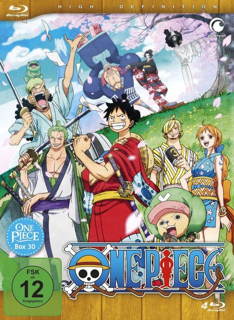 One Piece TV-Serie Box 30 (Blu-ray), 4 Blu-ray Discs