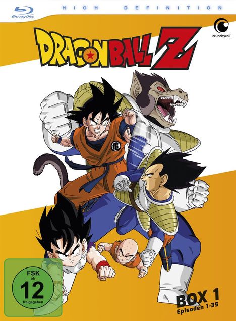 Dragonball Z Vol. 1 (Blu-ray), 4 Blu-ray Discs