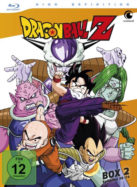 Dragonball Z Vol. 2 (Blu-ray), 4 Blu-ray Discs