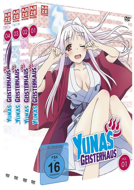 Yunas Geisterhaus (Gesamtausgabe), 4 DVDs