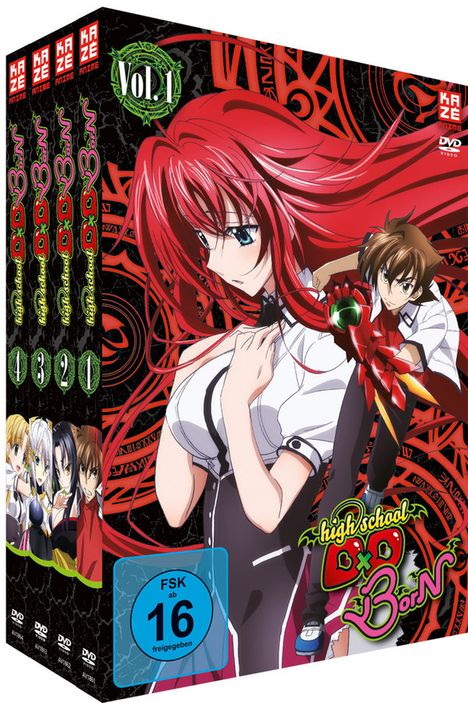 Highschool DxD BorN Staffel 3 (Gesamtausgabe), 4 DVDs