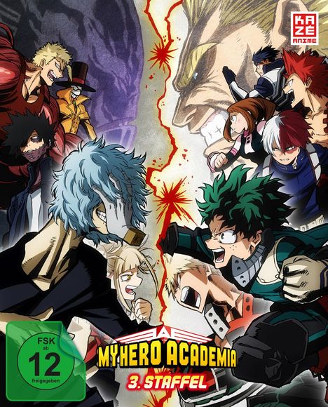 My Hero Academia Staffel 3 (Gesamtausgabe), 5 DVDs