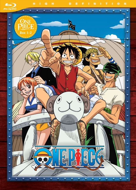 One Piece TV Serie Box 1 &amp; 2 (Limited Edition), 12 DVDs