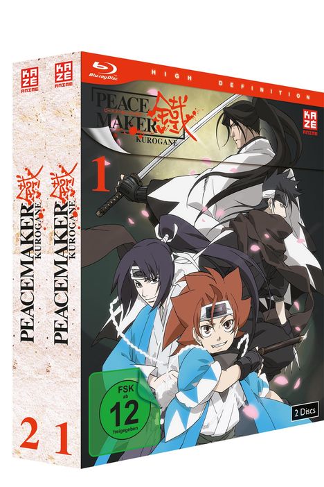 Peacemaker Kurogane (Gesamtausgabe) (Blu-ray), 4 Blu-ray Discs