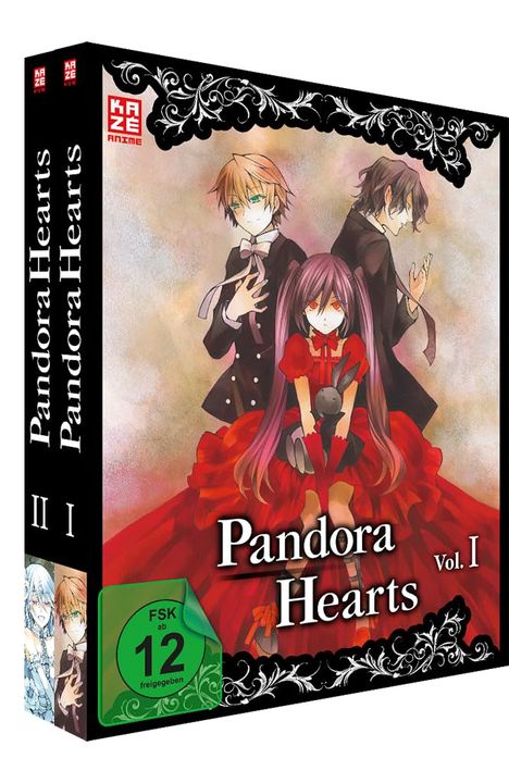 Pandora Hearts Vol.1-2 (Gesamtausgabe), 2 DVDs