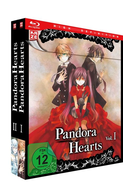 Pandora Hearts Vol.1-2 (Gesamtausgabe) (Blu-ray), 4 Blu-ray Discs