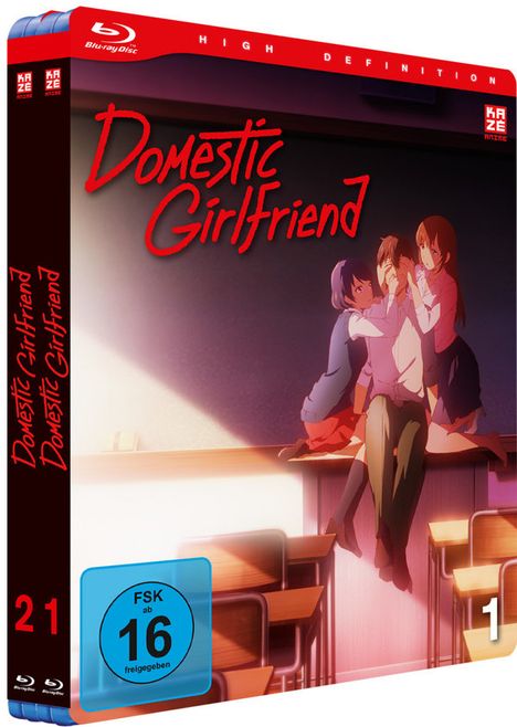 Domestic Girlfriend Vol.1-2 (Gesamtausgabe ohne Schuber) (Blu-ray), 2 Blu-ray Discs