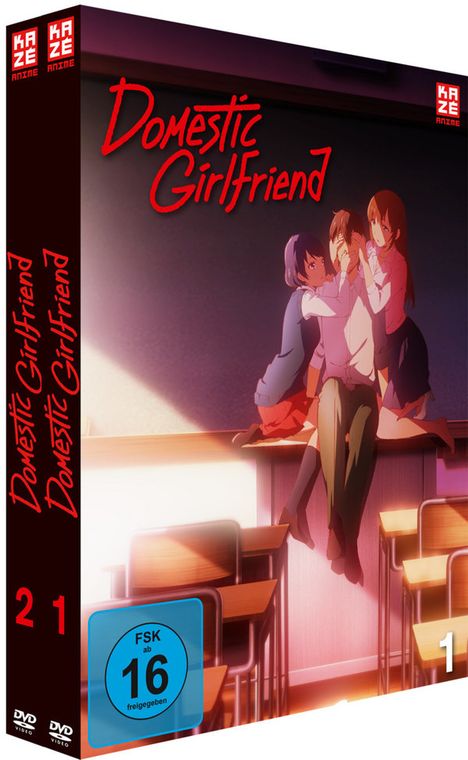 Domestic Girlfriend Vol. 1-2 (Gesamtausgabe ohne Schuber), 2 DVDs
