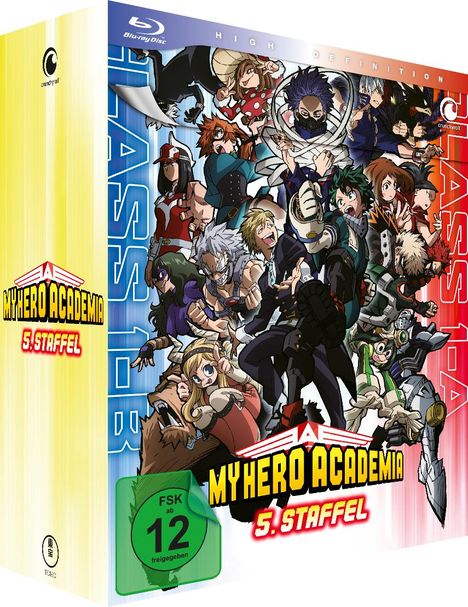 My Hero Academia Staffel 5 (Gesamtausgabe) (Blu-ray), 4 Blu-ray Discs