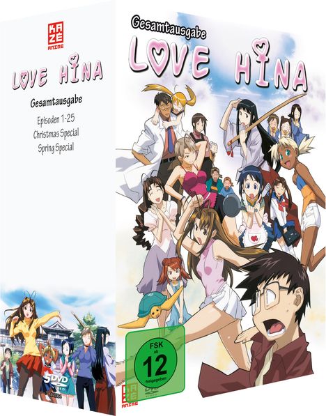 Love Hina (Gesamtausgabe), 9 DVDs