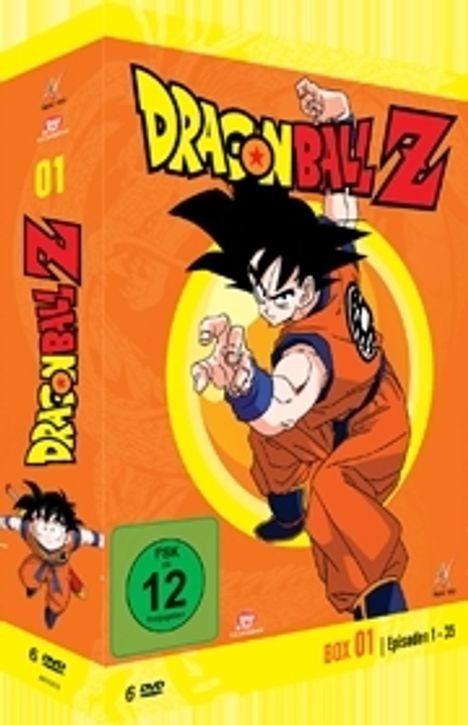 Dragonball Z Box 01, 6 DVDs