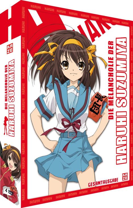 Die Melancholie der Haruhi Suzumiya (Gesamtbox), 4 DVDs