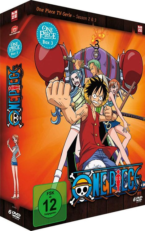 One Piece TV Serie Box 3, 6 DVDs