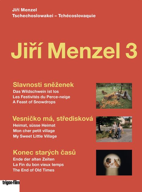 Jiri Menzel Box 3 (OmU), 3 DVDs