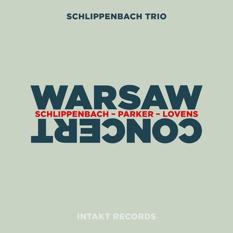 Alexander Von Schlippenbach (geb. 1938): Warsaw Concert, CD