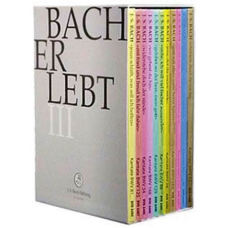 Johann Sebastian Bach (1685-1750): Bach-Kantaten-Edition der Bach-Stiftung St.Gallen "Bach erlebt III" - Das Bach-Jahr 2009, 11 DVDs