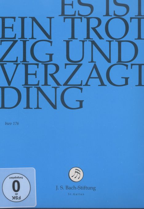 Johann Sebastian Bach (1685-1750): Bach-Kantaten-Edition der Bach-Stiftung St.Gallen - Kantate BWV 176, DVD