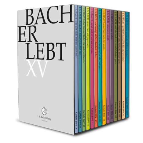 Johann Sebastian Bach (1685-1750): Bach-Kantaten-Edition der Bach-Stiftung St.Gallen "Bach erlebt XV" - Das Bach-Jahr 2022, 14 DVDs