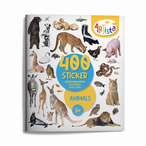 Artista - Stickerbuch Tiere, Buch