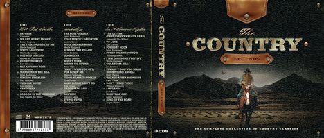 Country Legends, 3 CDs