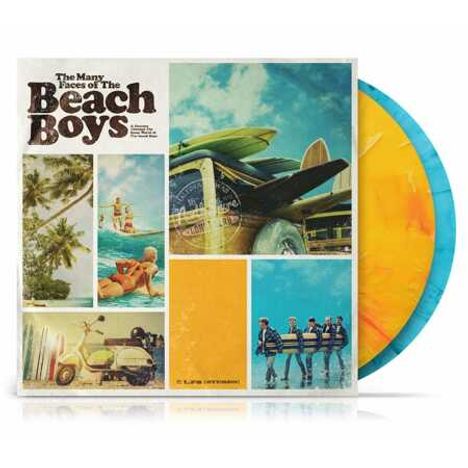 The Many Faces Of The Beach Boys (180g) (Limited Edition) (Blue/Yellow Transparent Marbled Vinyl), 2 LPs