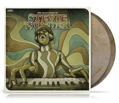 The Many Faces Of Stevie Wonder (180g) (Limited Edition) (Brown &amp; Yellow Marbled Vinyl), 2 LPs