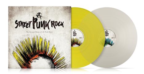 Street Punk Rock: The 2nd Wave Of UK Punk Rock (180g) (Limited Edition) (Yellow &amp; Grey Vinyl), 2 LPs