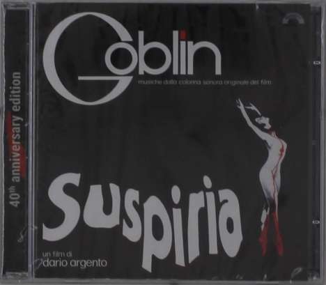 Filmmusik: Suspiria (DT: In den Krallen des Bösen) (40th Anniversary Edition), 1 CD und 1 DVD