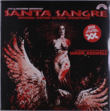 Simon Boswell: Filmmusik: Santa Sangre (O.S.T.) (Limited Edition) (Red Vinyl), LP