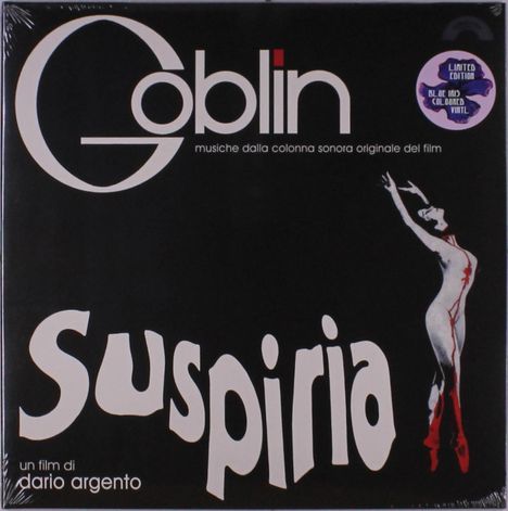 Goblin: Filmmusik: Suspiria (Limited Edition) (Blue Iris Vinyl), LP